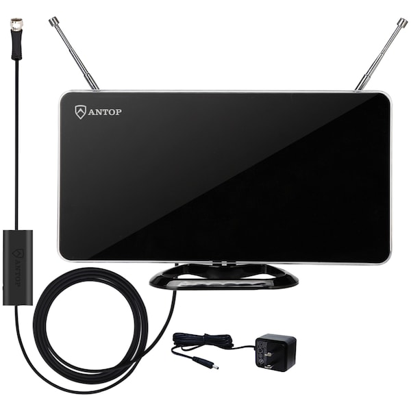 Antop Antenna Inc. Curved Panel Indoor HTV Antenna AT-211B